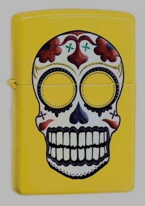 ZIPPO LIGHTER 24839 DAY OF THE DEAD VERSION