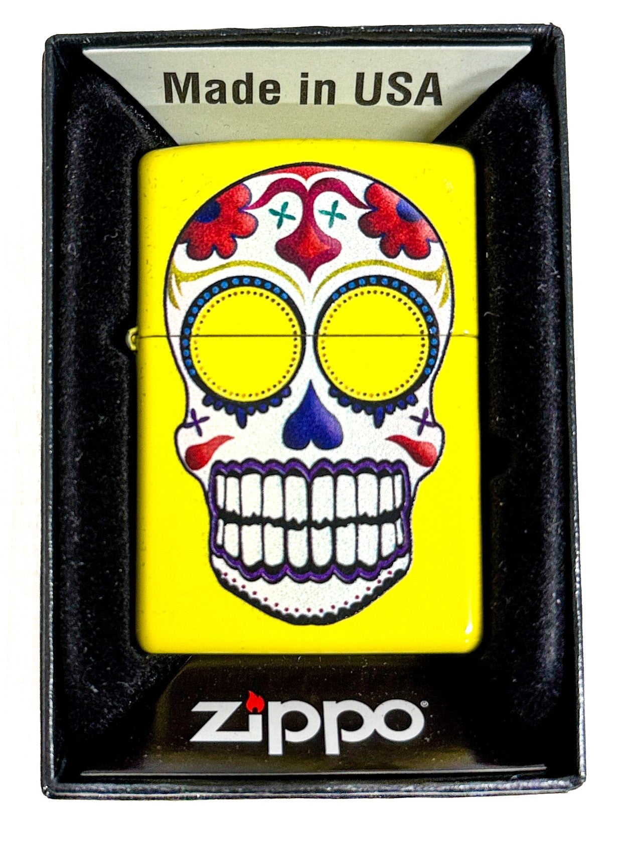 ZIPPO LIGHTER 24839 DAY OF THE DEAD VERSION