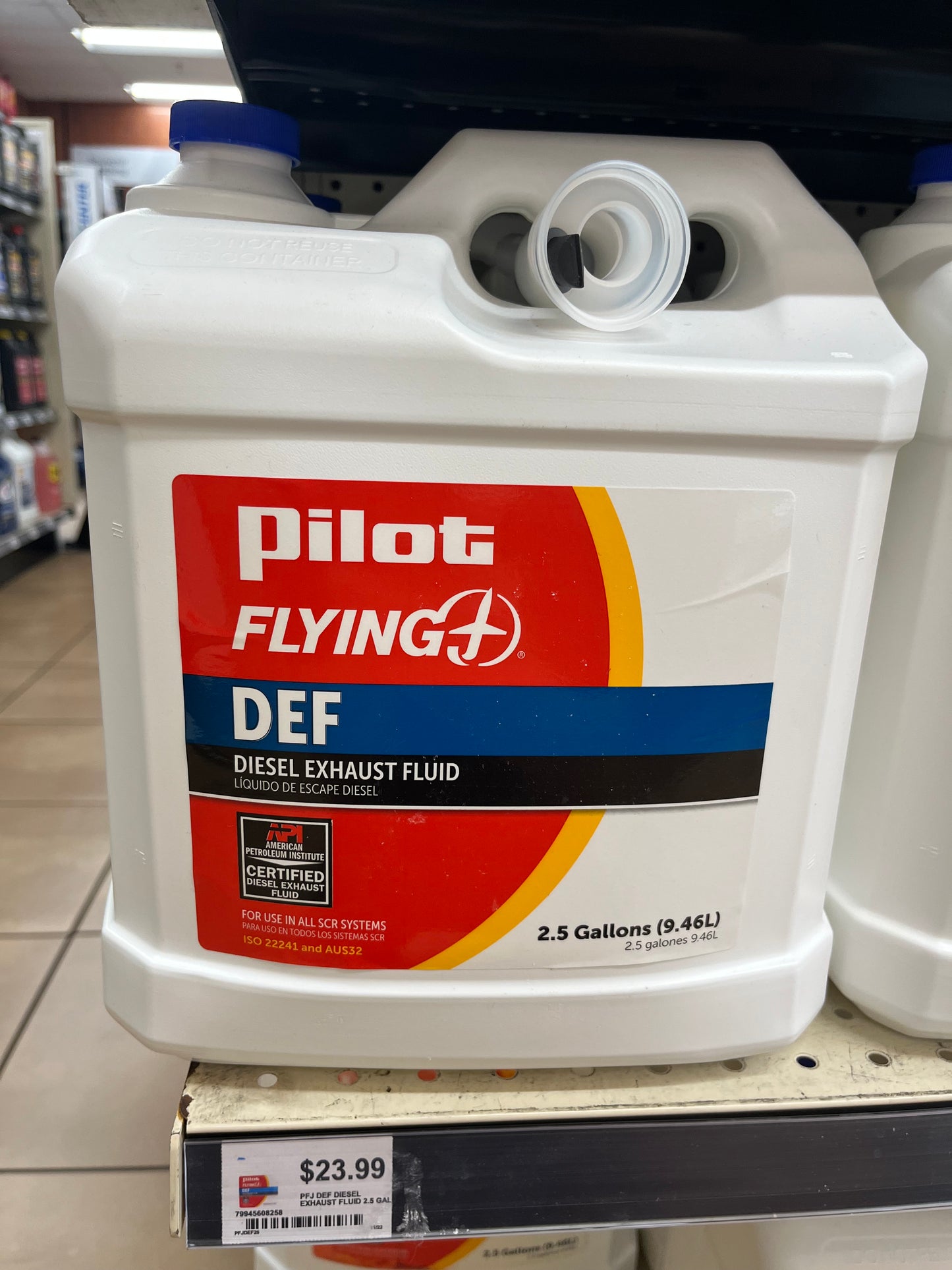 Case of 2 Jugs each Jug is 2.5GAL PFJ DEF