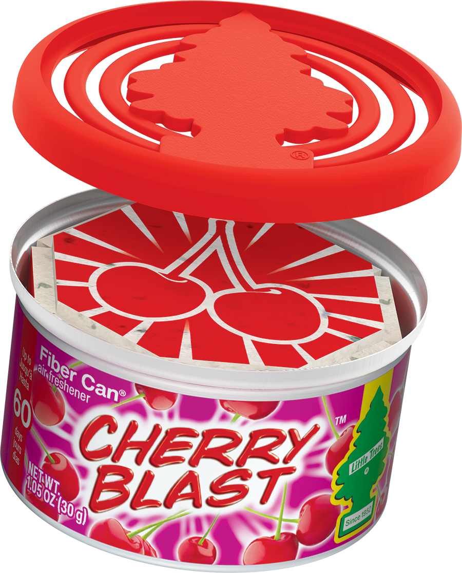 Little Trees Car Air Freshener - Case of 4 cans - Cherry Blast