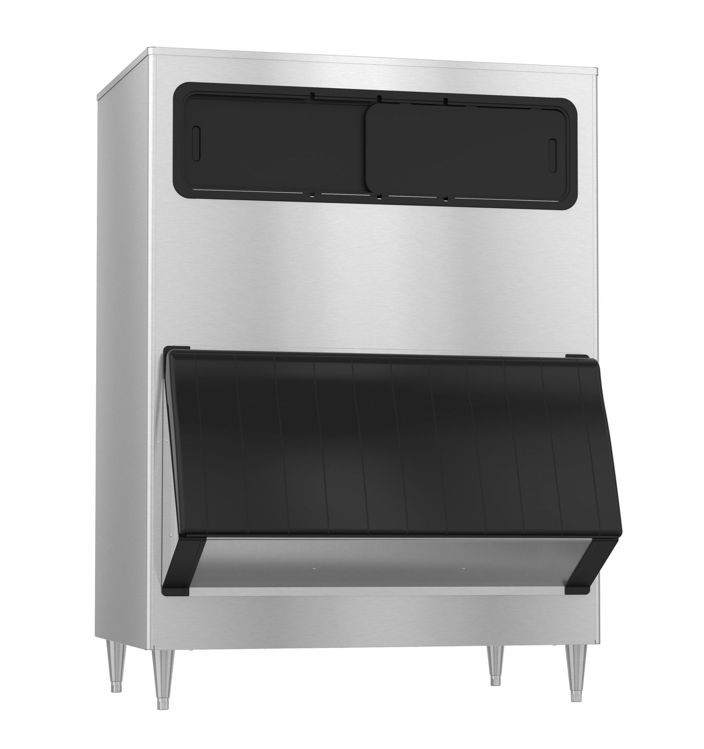 B-1300SS, 48″ W High Capacity Ice Storage Bin with 1304 lbs Capacity – Stainless Steel Exterior