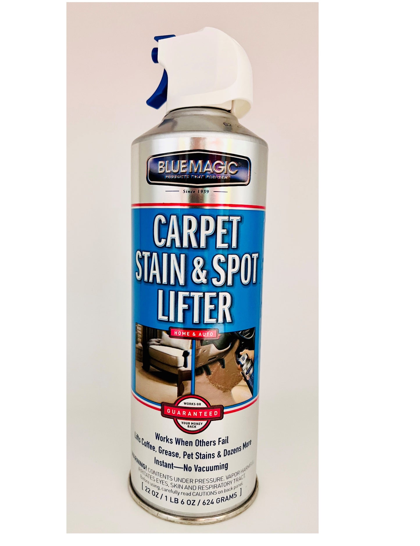 Blue Magic 900 Carpet Stain & Spot Lifter - 22 oz. Aerosol Can- Case of 6