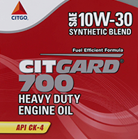 CITGO CITGARD 700 SAE 10W30 BULK DELIVERY