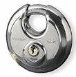 Round Hockey Puck Keyed Lock