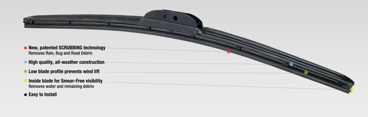 SCRUBBLADE Platinum Wiper Blade - Assorted Sizes