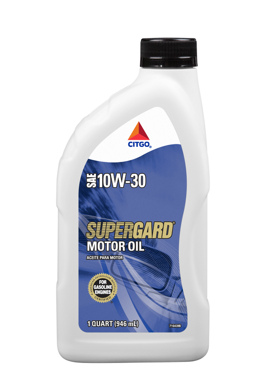 CITGO Supergard 10W30 Engine Oil Case of 12 Quarts