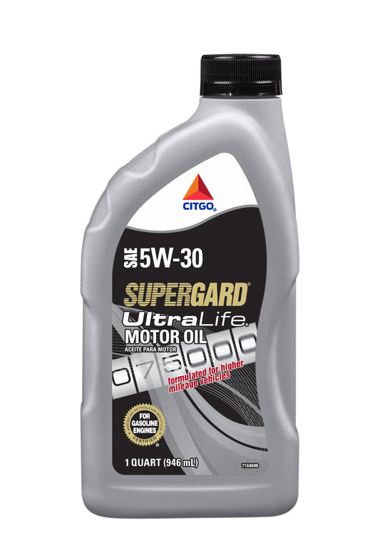 CITGO SUPERGARD ULTRALIFE SAE 5W-30 12/1QT BOTTLES