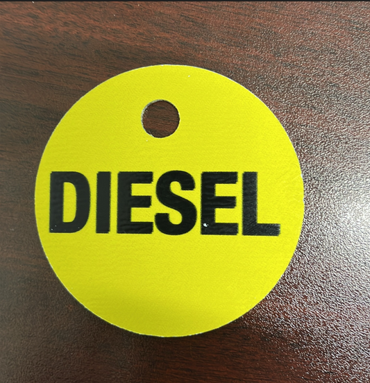 Diesel Fuel Small Tag