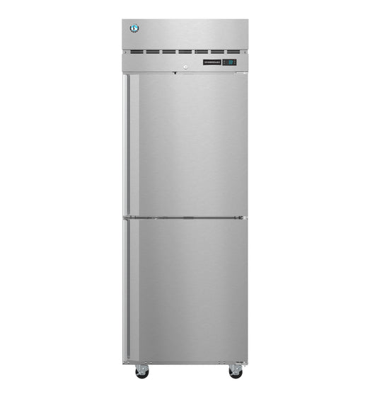 R1A-HS, Refrigerator, Single Section Upright, Half Stainless Doors with Lock