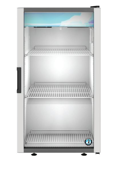 RM-7-HC, Countertop Refrigerator, Single Section Glass Door Merchandiser