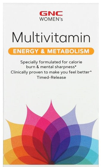 GNC Women's Multivitamin Energy & Metabolism - Case of 12 Bottles, Each bottle has 14 Pills