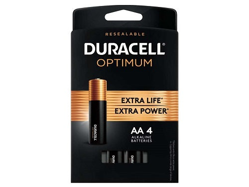 Duracell Optimum AA Batteries - 4 Pack