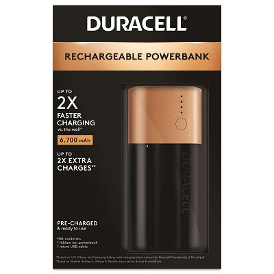 Duracell Rechargeable Powerbank - 2 Pack