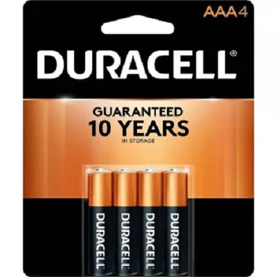 Duracell AAA Batteries - 4 Pack