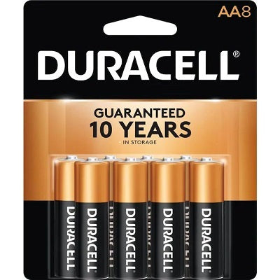 Duracell Batteries AA - 8 Pack