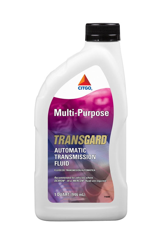 CITGO TRANSGARD MULTI-PURPOSE AUTOMATIC TRANSMISSION FLUID 12 Bottle Case/1QT BOTTLES