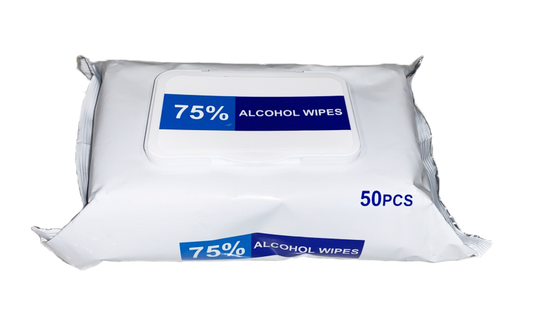 50 Wipe Bag of Multi-Purpose Sanitizing Wipes - Case of 24 Packs