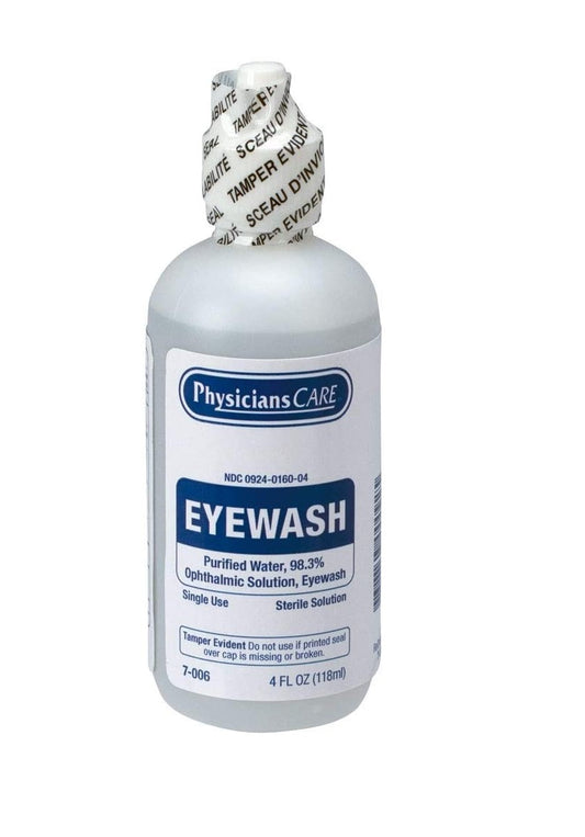 First Aid Only FAE-7016 SmartCompliance Refill Eye Wash, 4 Oz Bottle