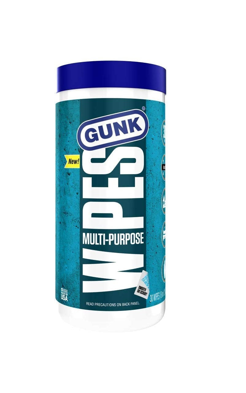 GUNK Multipurpose Wipes, Case of 6
