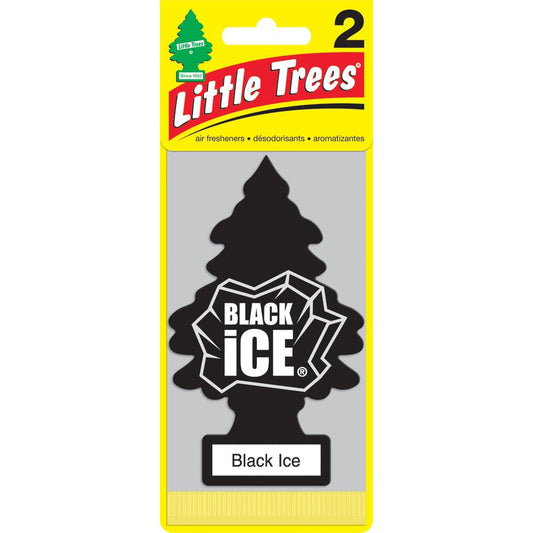 Little Trees Mini Black Ice - Case of 12, 2 Packs