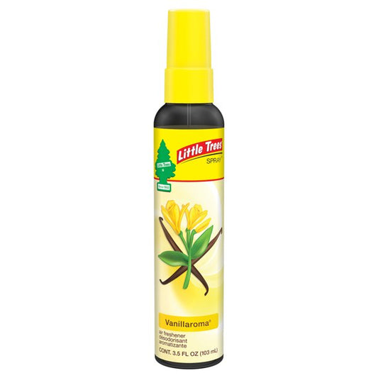 Little Trees Air Spray - Vanilla Aroma- Case of 6 Spray Bottles