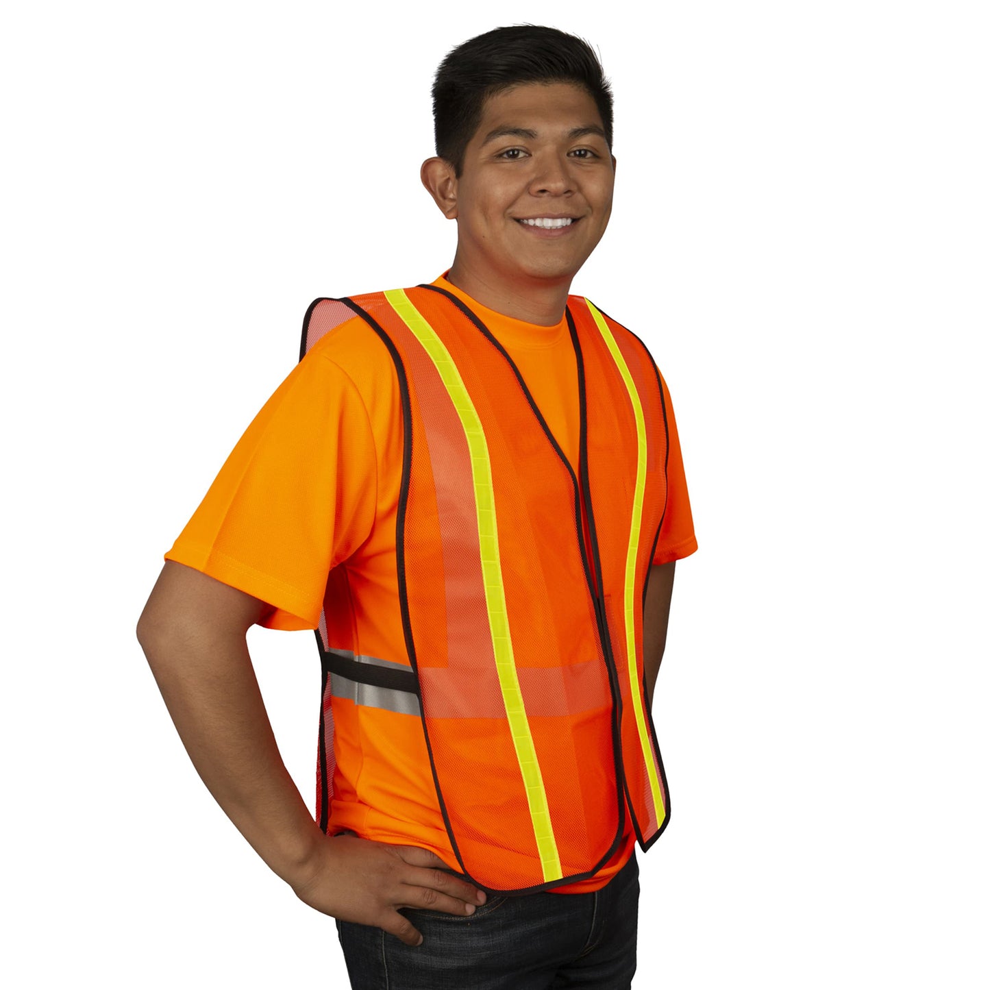 Safety Vest, Type O, Non-Rated: #V110 Size Large