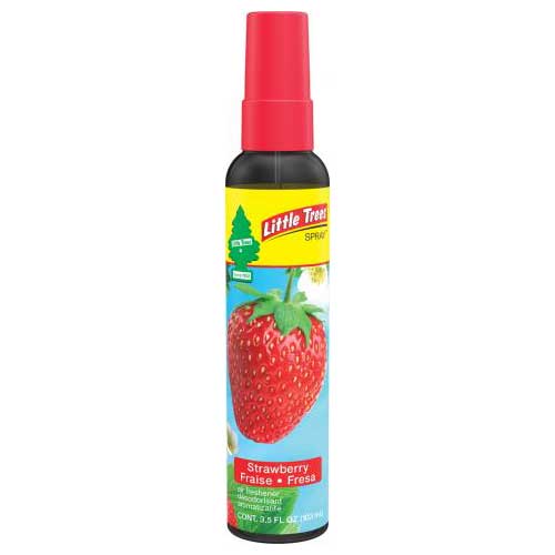 Little Trees Air Spray - Strawberry Scent - Case of 6 Spray Bottles