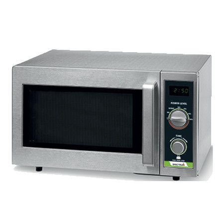 Winco Spectrum Commercial Microwave, Dial Stainless Steel, 1000W power output