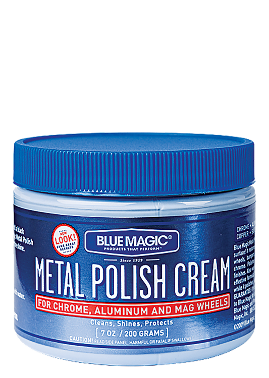 Blue Magic Metal Polish Cream - 7 oz. Jar -Case of 6 Jars